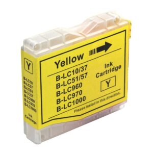 Compatible Brother LC1000 / LC970 Yellow Ink Cartridge