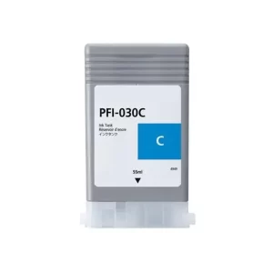 Compatable Canon PFI-030C cyan ink cartridge 55ml