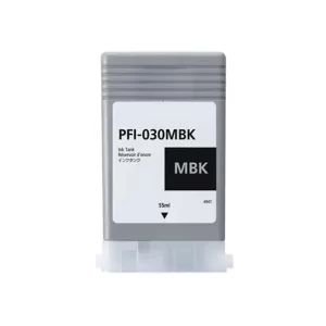 Compatable Canon PFI-030MBK matte black ink 55ml