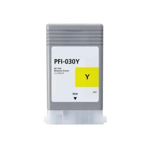 Compatable Canon PFI-030Y yellow ink cartridge 55ml