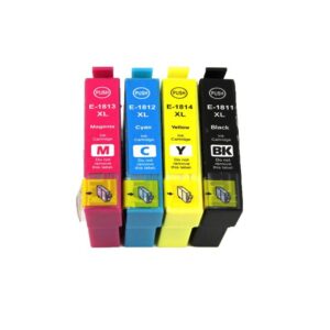 Compatible Epson T1815 Multi-Pack Ink Cartridges T1811/2/3/4